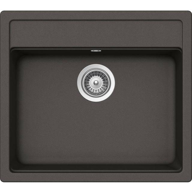 Nemo Single Bowl Inset Kitchen Sink - Asphalt (57&#34; L x 51&#34; W x 29&#34; H)
