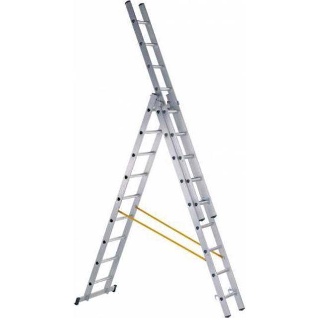 Zarges D-Rung Combination Ladder 3-Part 3 X 10 Rungs