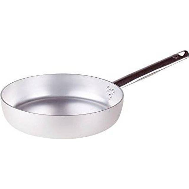 Pentole Agnelli ALMA11150 Straight Frying Pan 3 mm Thick With Stainless Steel Tubular Handle, Diameter 50 cm