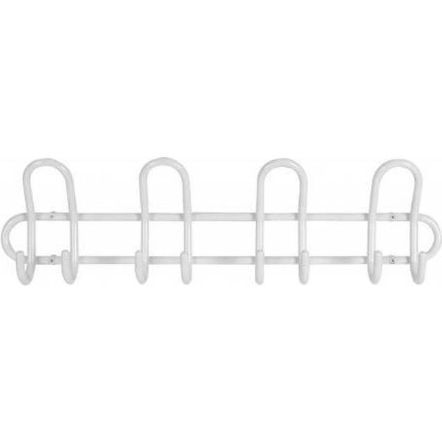 Home It® knopplist med 4 knoppar Ø 10 mm x 52 x 6,5 x 13 cm vit - Vit