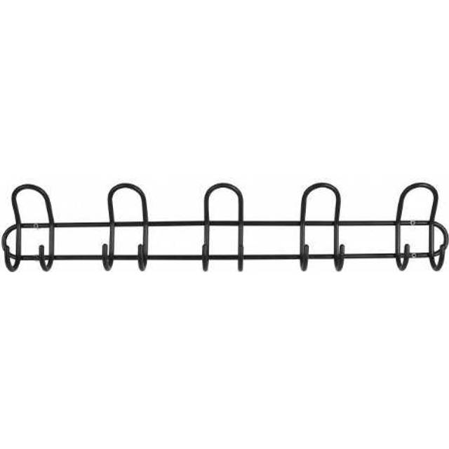 Home It® knopplist med 5 knoppar Ø 8 mm x 68,5 x 6,5 x 13 cm satin - Silver
