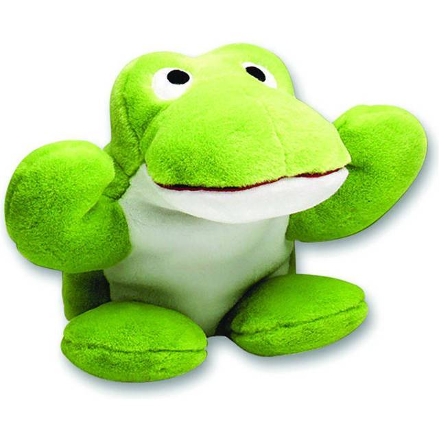 Happy Pet Big Buddie Squeaky Fritz The Frog Dog Toy - Green - 23.4 x 25.6 x 17.2 cm
