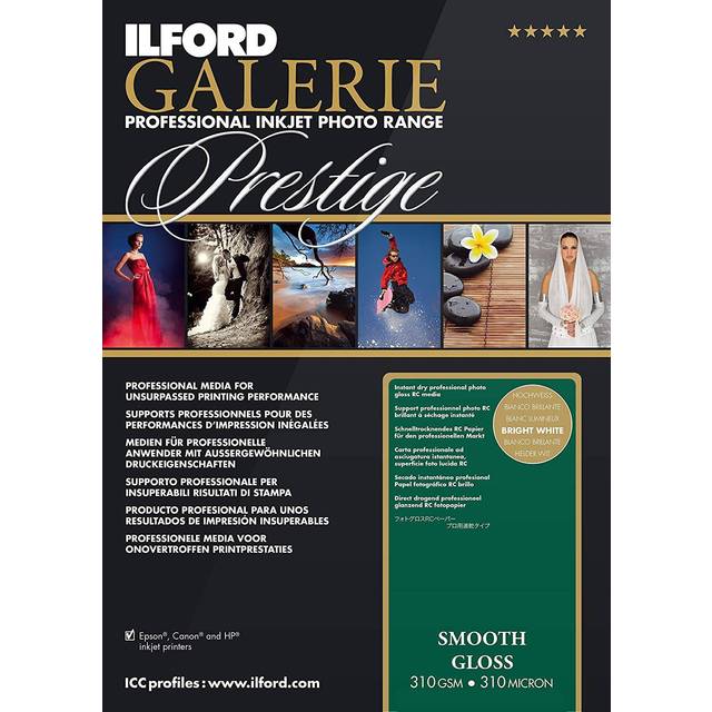 Ilford Galerie Prestige Smooth Gloss 4x6 100 Sheets 310gsm