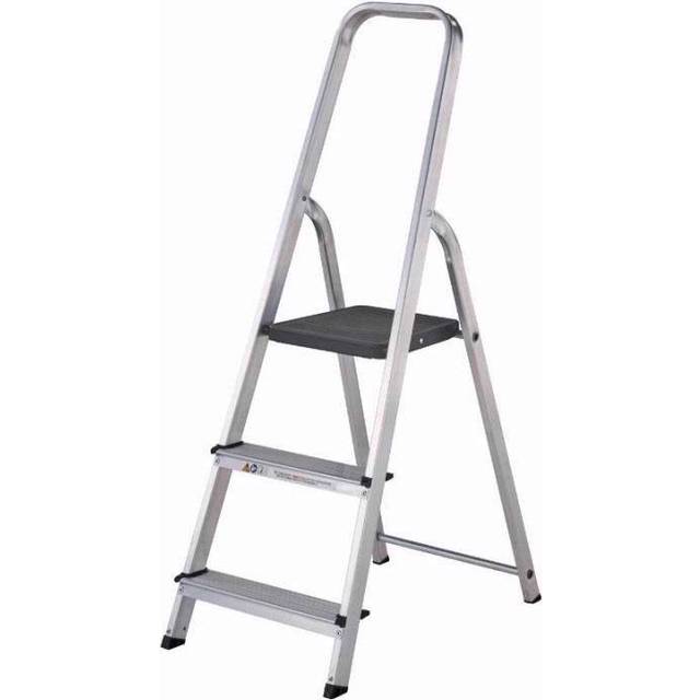 Werner High Handrail 3 Tread Aluminium Stepladder