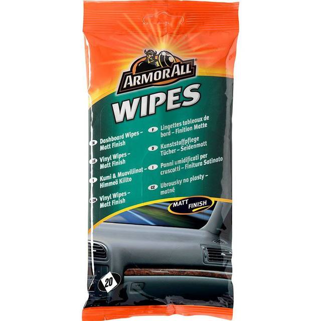ARMORALL Dashboard Wipes - Matt Finish - Pack of 20 - 35020ML
