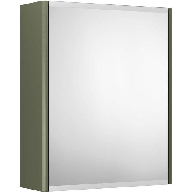 Gustavsberg Graphic Spegelskåp grön, dubbelsidig 45 cm