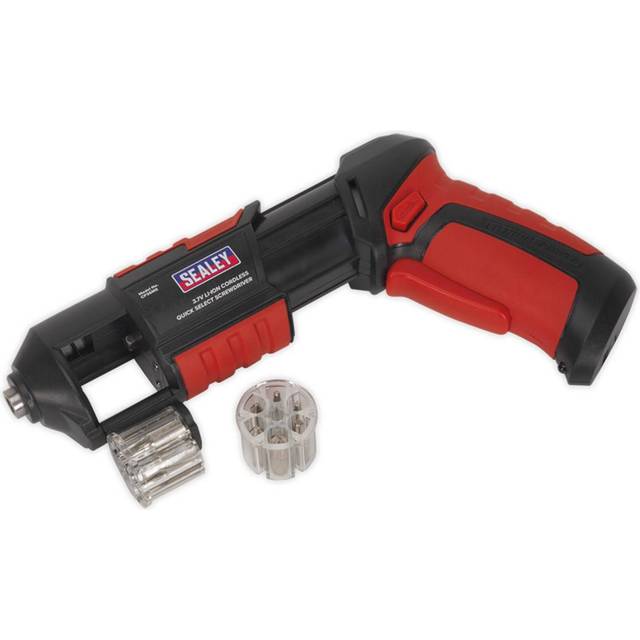Sealey CP36MS Cordless Screwdriver Quick Select 14pc 3.7V Lithium-ion USB