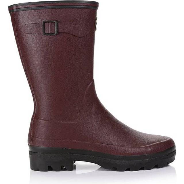 Le Chameau Womens Giverny Bottillon Low Boots (Cherry)-6.5