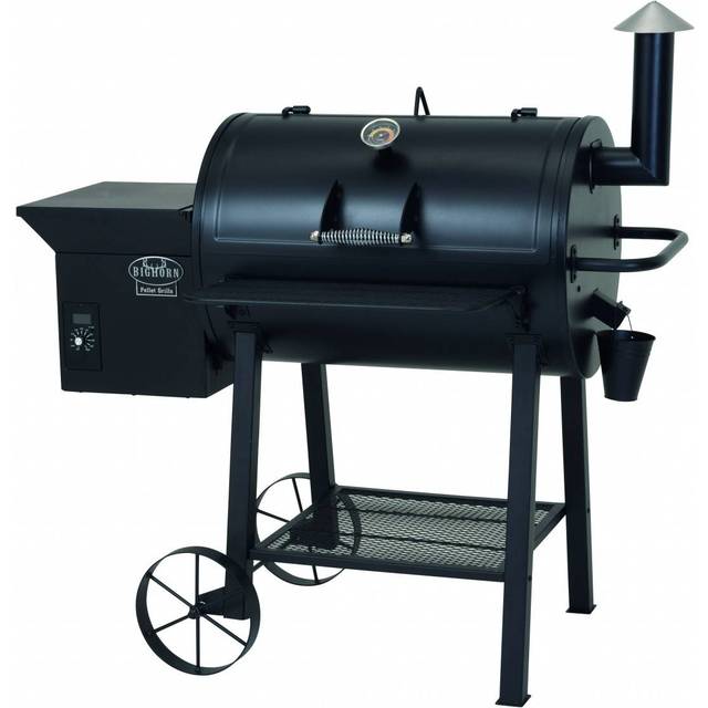 Lifestyle Appliances Big Horn Pellet Smoker BBQ, Black
