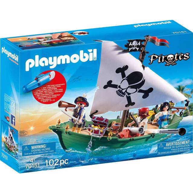 Playmobil 70151 Pirate Underwater Motor Playset