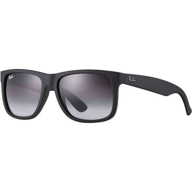 Ray-Ban Justin RB 4165 601/8G small, SQUARE Sunglasses, UNISEX, available with prescription - Black