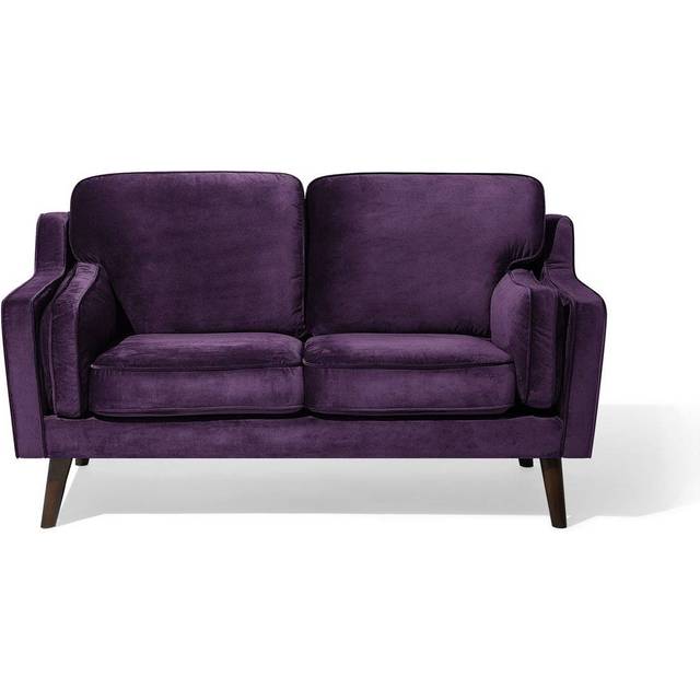 2 Seater Sofa Faux Leather Grey LOKKA