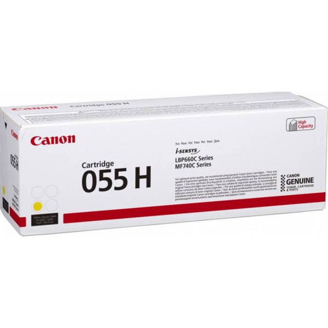 Original Canon 055H High Capacity Yellow Toner Cartridge (3017C002)