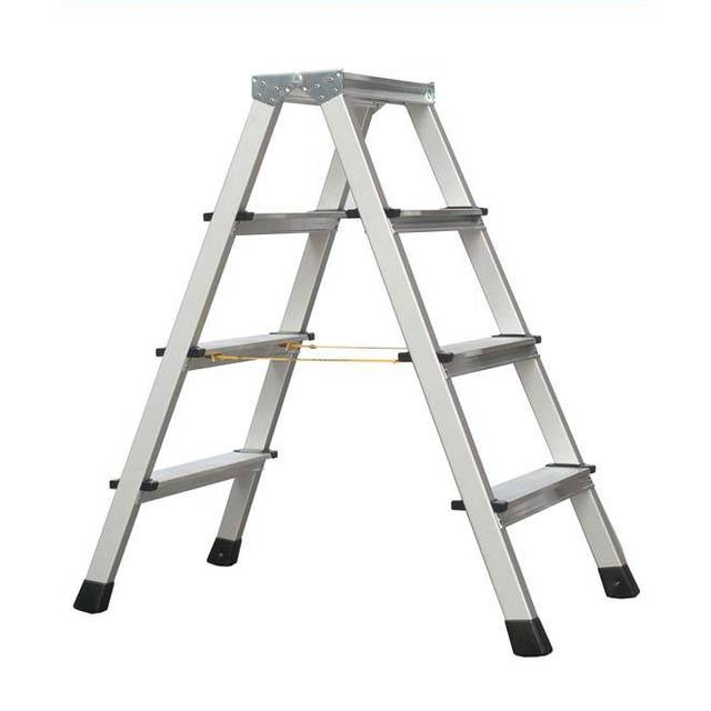 Zarges Anodised Double Sided Step Ladder 4