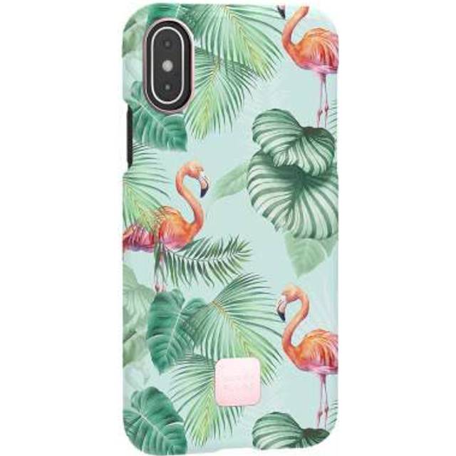 Happy Plugs 9321 Iphone X/XS Hus, Rosa Flamingos