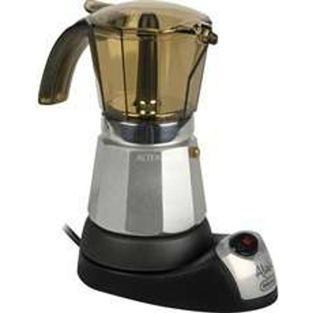 De'Longhi Alicia Plus EMKM6.B mockakanna (360° roterbar, 550 W) silver-svart