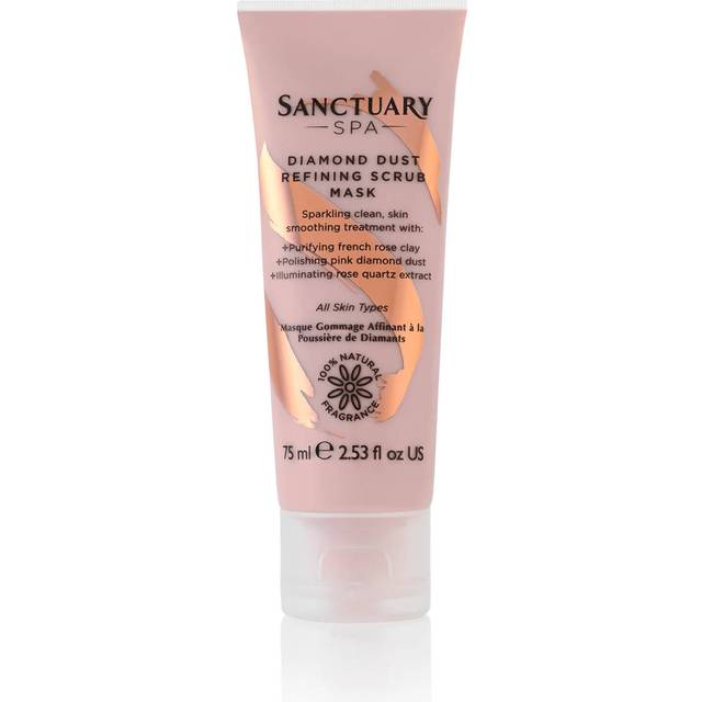 Sanctuary Spa Diamond Dust, Rose clay, Face Scrub, Mask  75 ml