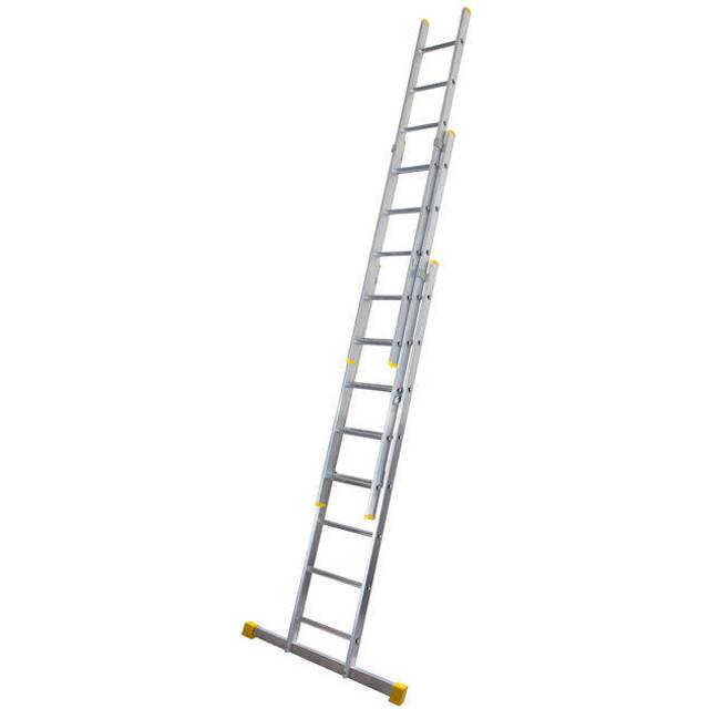 Werner 7232418 Box Section Triple Extension Ladder 2.4m