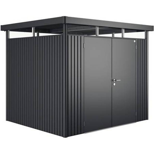 Förråd Biohort Highline H3 Dubbeldörr Metallic Silver 5,34M²