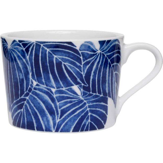 Götefors Porslin Botanica cup with handle Funkia