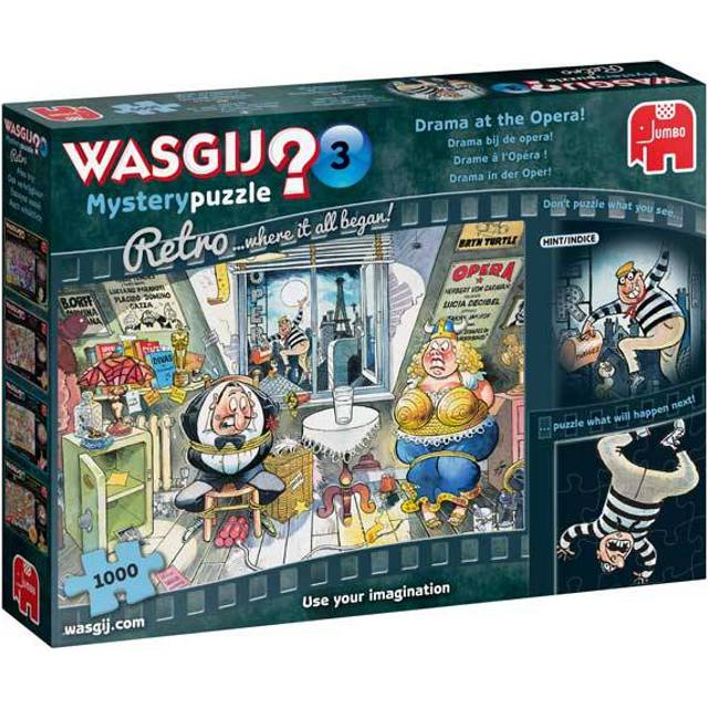 Wasgij JUM19168 Retro Mystery 3-Drama at The Opera 1000 Piece Jigsaw