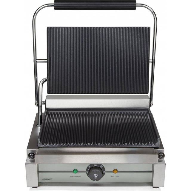 Klämgrill Panini, räfflad