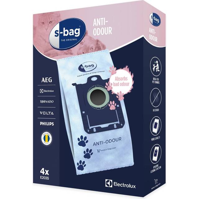 Electrolux Dammsugspåse Anti-Odur 4St S-Bag 9001684597