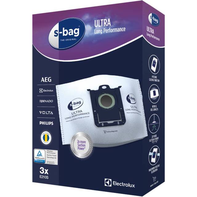 Electrolux E210S S-bag Ultra Long Performance Dammsugarpåsar 3-pack
