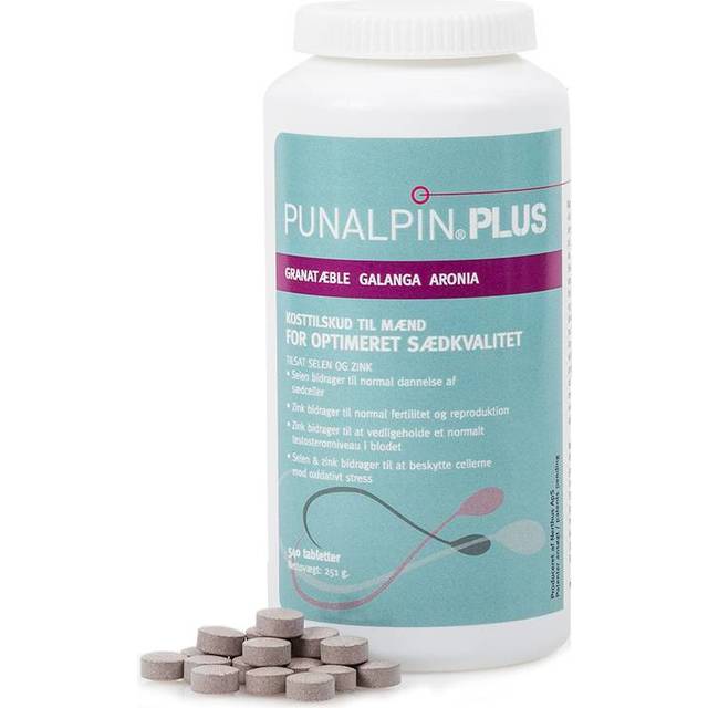 Punalpin® PLUS (540 tabletter/3 mån.) Granatäpple, galanga, aronia, zink, selen