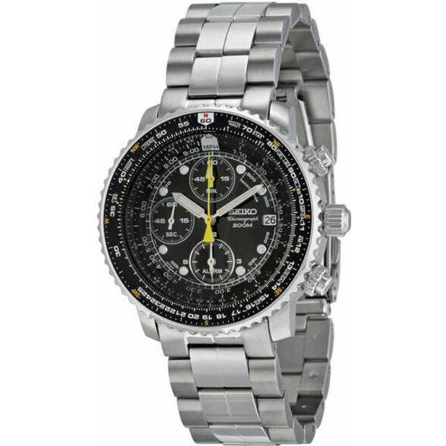 Seiko Pilot's Flight SNA411P1-VAR-LS17 Quartz Chronograph 200M Men's Watch
