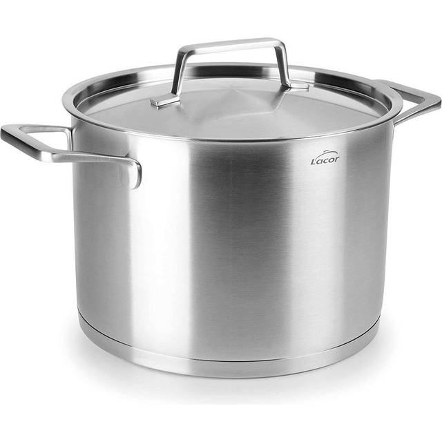 Lacor 45128 Foodie lager kruka med lock, silver