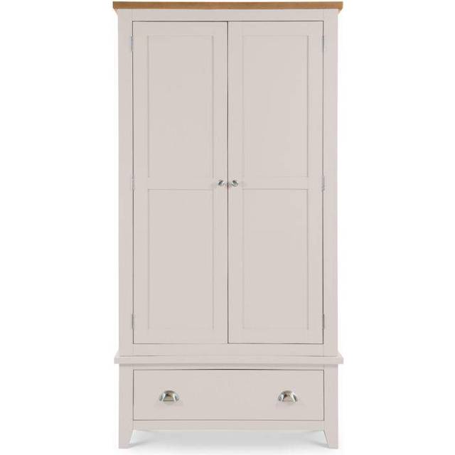 Julian Bowen Richmond 2 Door Single Drawer Wardrobe - Grey