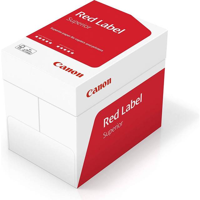 Canon A4 red label, superior business paper, suitable for all printers, brilliant, white CIE 168ÃÂ(optimised protective box). 5x500