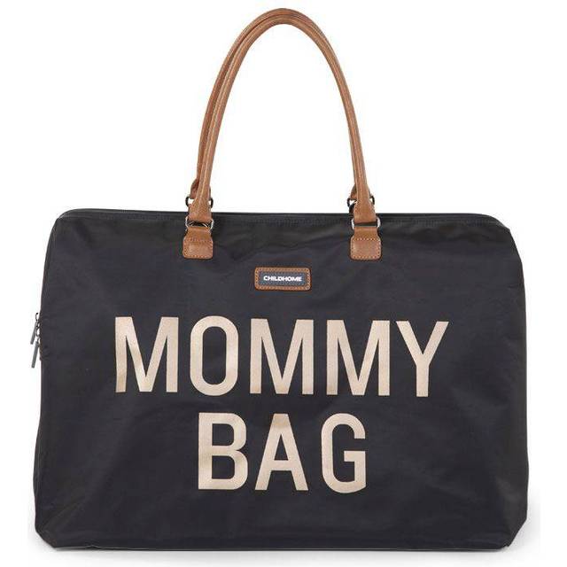 Big Changing Mommy Bag by CHILDHOME black - Black