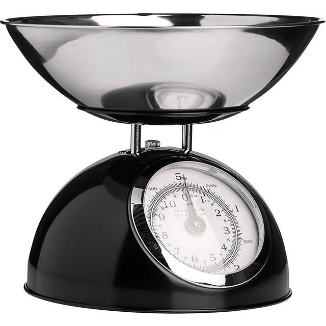Premier Housewares - Red Half Circle Design Kitchen Scale - 5kg