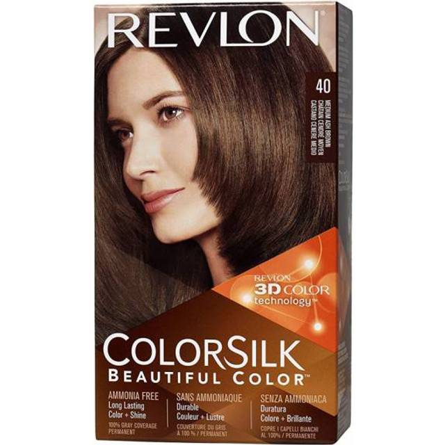 Revlon Colorsilk Hair Colour Medium Ash Brown 40 440g