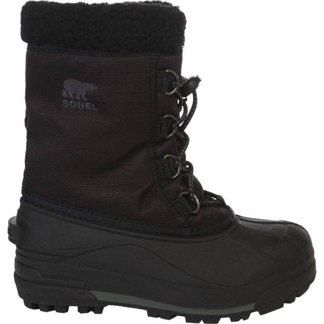 Sorel Unisex Baby Barn Cumberland snöstövlar, svart, 8 UK barn, Svart