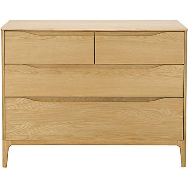 Ercol 3283 Rimini 4 Drawer Low Wide Chest