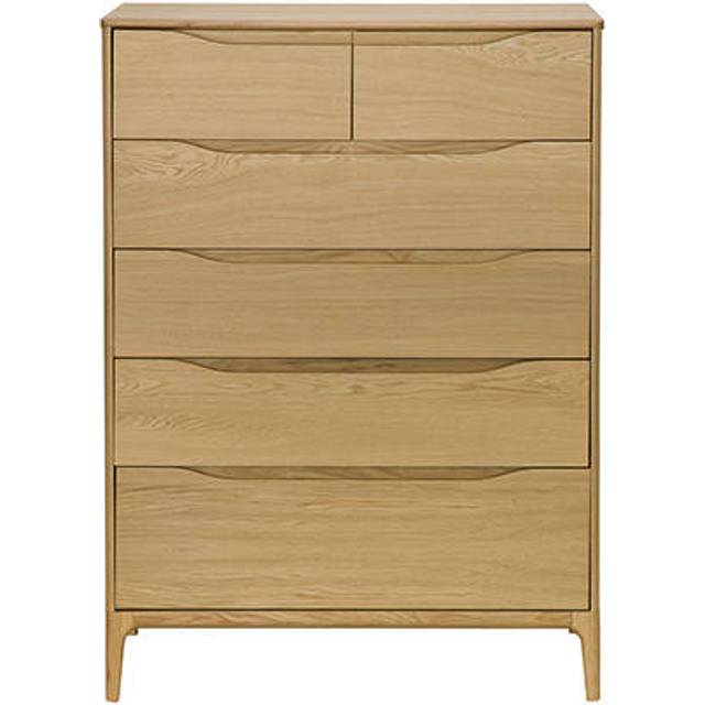 Ercol 3284 Rimini 6 Drawer Tall Wide Chest