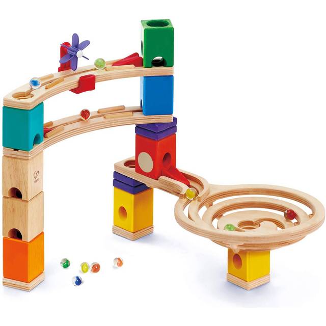 Hape Quadrilla Race to the Finish Marble Run Blocks