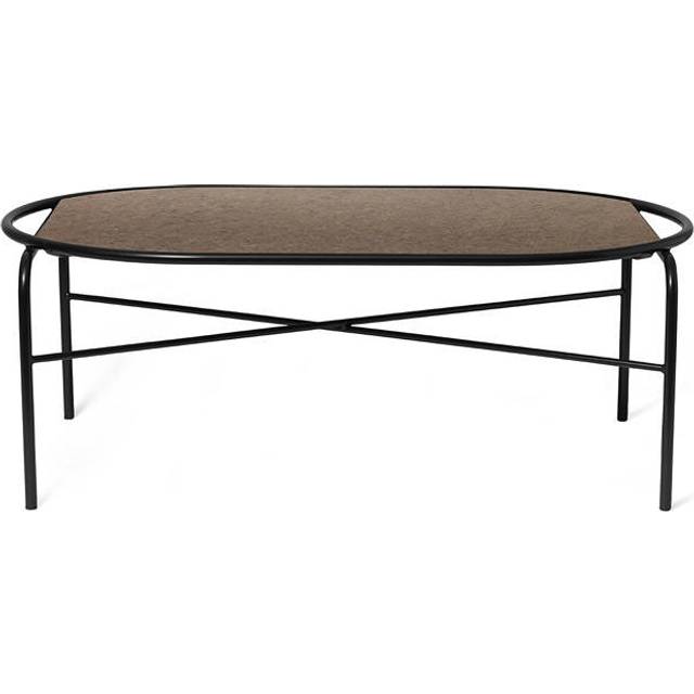 Secant Coffee Table Oval, Antique Brown