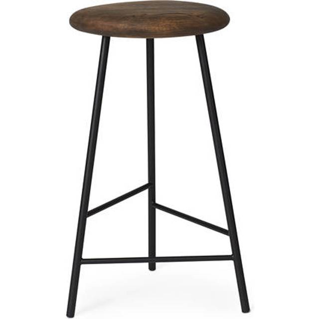Warm Nordic - Pebble / Bar Chair - Barstol - Low - Ash / Black Noir - W38 x L38 x H65 cm