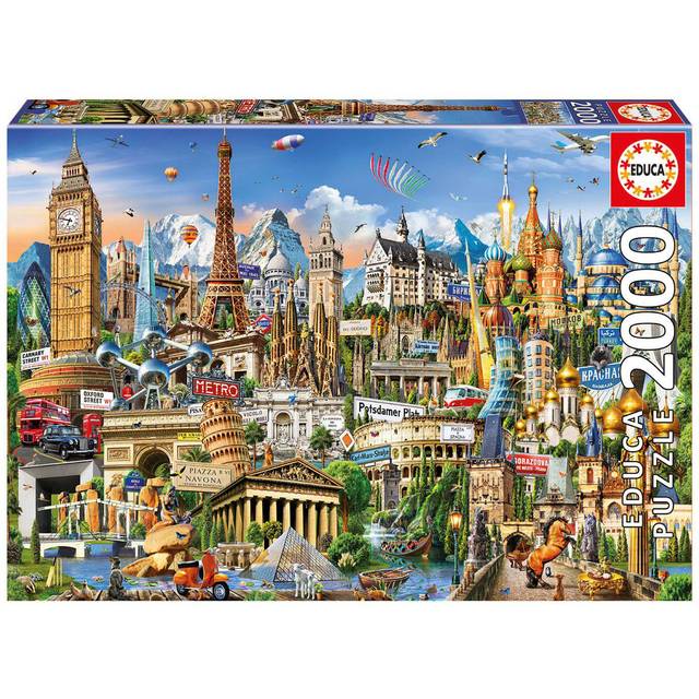 Educa Europe Landmarks 2000 Pieces