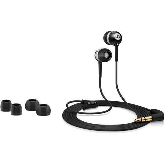 Sennheiser CX 300 II Precisions Brusisolerande In-ear-hörlurar, Svart