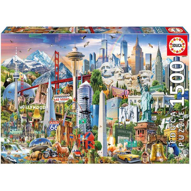 North America Landmarks: 1500 Pcs