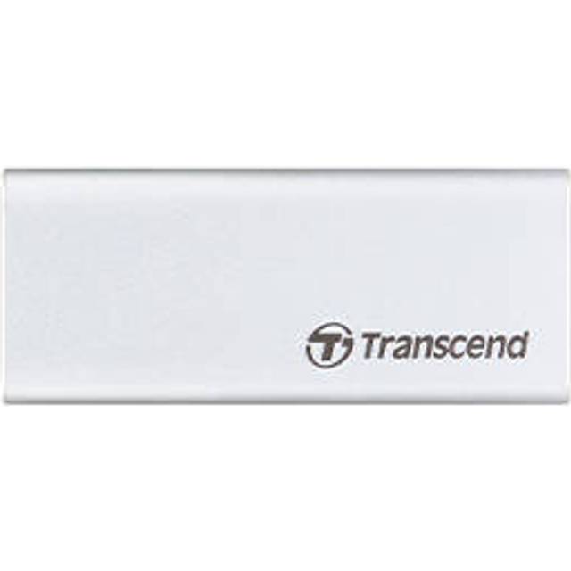 Transcend ESD240C - SSD - 120 GB - extern (portabel) - M.2 - USB 3.1 Gen 2 (USB-C kontakt) - silver