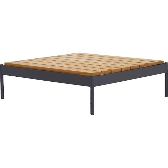 Skargaarden Lidö soffbord Aluminium/teak 80 x 80 cm