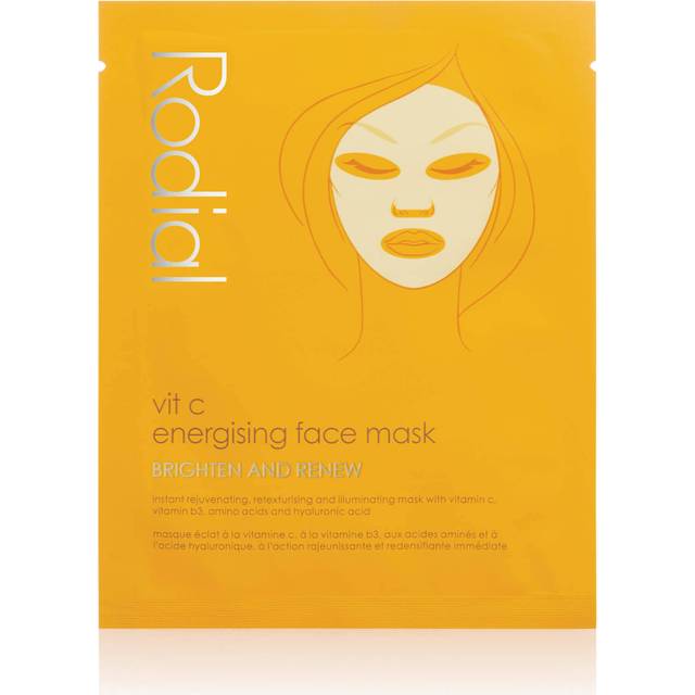 Rodial Vit C Cellulose Sheet Mask Single - 20ml -Energising & Hydrating Face Mask - with Hyaluronic Acid - Face the Future