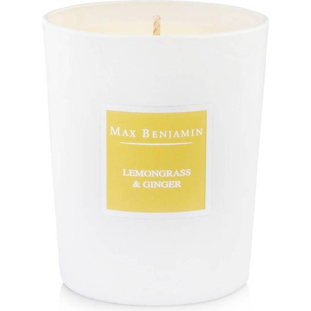 scented candle Lemongrass & Ginger 7,5 x 9,2 cm yellow