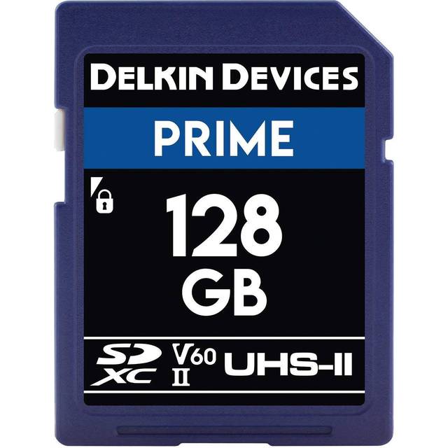 Delkin PRIME 128GB UHS-II V60 280MB/s SDXC Card